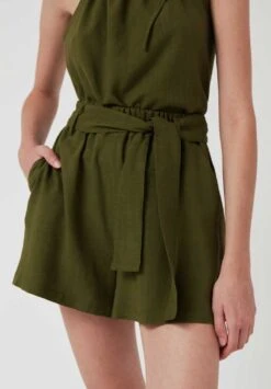 AMT Short Femme MALDIVAS - En Kaki - Fabriqué En Espagne 8 AMT Short Femme MALDIVAS - En Kaki - Fabriqué En Espagne -Clothing Discounts Store short ceinture femme vert2