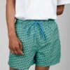 Brava Fabrics Short De Bain Homme GREEN CHILI - En Polyester Recyclé -Clothing Discounts Store short de bain bleu1