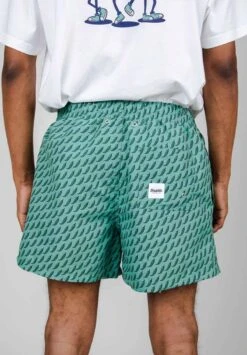 Brava Fabrics Short De Bain Homme GREEN CHILI - En Polyester Recyclé -Clothing Discounts Store short de bain bleu2