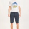 Short Homme Habillé CHUCK - En Bleu Marine - En Coton Bio -Clothing Discounts Store short homme habille chuck bleu marine