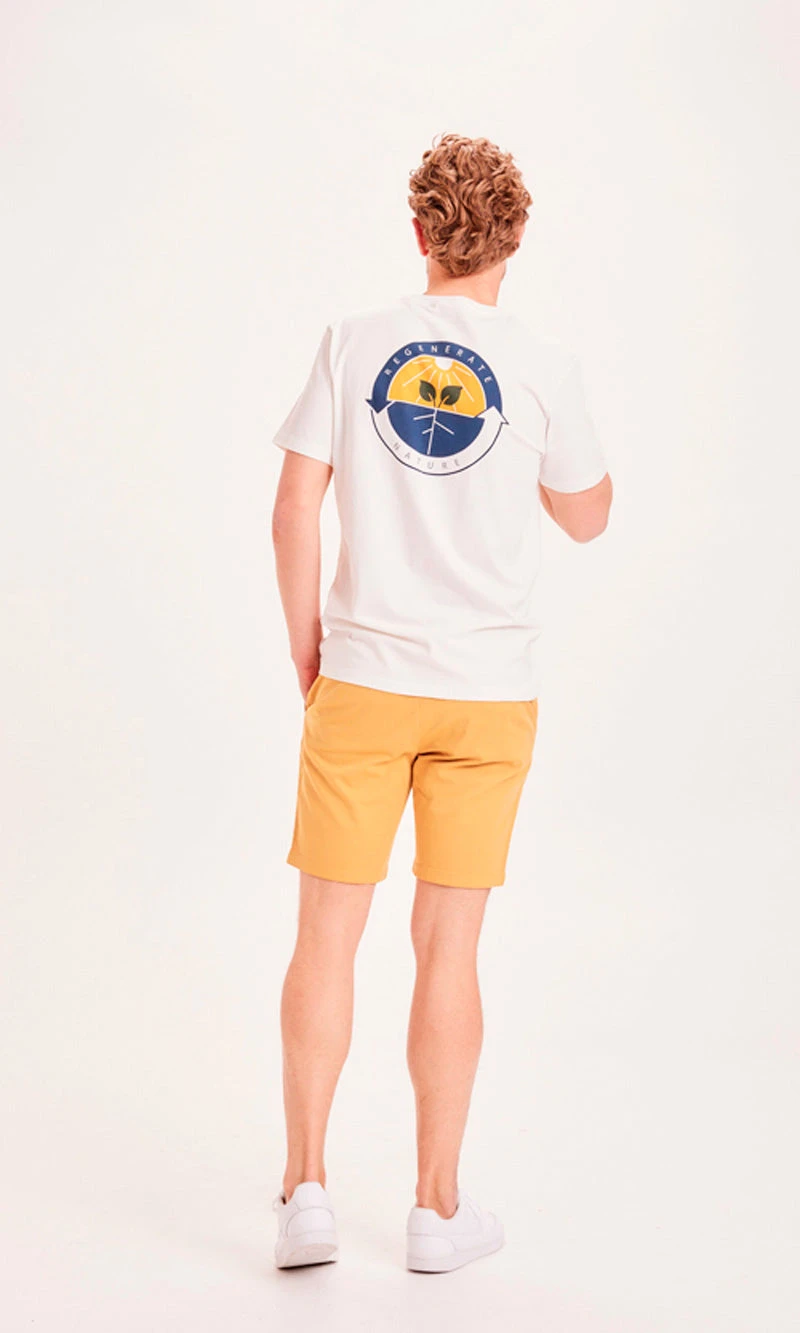 Short Homme Habillé CHUCK - En Jaune - En Coton Bio 5 Short Homme Habillé CHUCK - En Jaune - En Coton Bio - Image 3