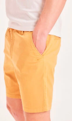 Short Homme Habillé CHUCK - En Jaune - En Coton Bio 9 Short Homme Habillé CHUCK - En Jaune - En Coton Bio -Clothing Discounts Store short homme habille chuck jaune zoom