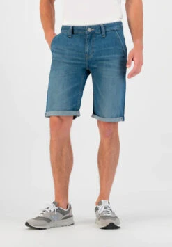 Short Jean Homme CARLO - En Bleu - En Coton Bio
