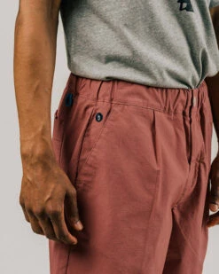 Brava Fabrics Short Oversize Homme RIBSTOP - En Rose Foncé - En Coton -Clothing Discounts Store short oversize homme ribstop brava fabrics rose fonce zoom