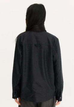 Surchemise En Laine Vierge Mixte LENO - Couleur Marine -Clothing Discounts Store surchemise en laine vierge