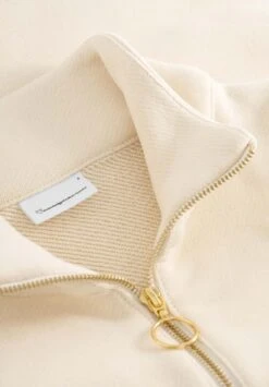 Sweat Col Zippé HALF ZIP - En Coton Bio -Clothing Discounts Store sweat col zippe5