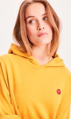 Sweat Coloré Femme REBORN ERICA - En Jaune - En Coton Bio Et Polyester Recyclés 9 Sweat Coloré Femme REBORN ERICA - En Jaune - En Coton Bio Et Polyester Recyclés -Clothing Discounts Store sweat colore reborn erica jaune zoom
