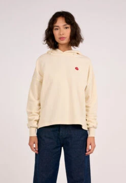 Sweat Crème Femme REBORN ERICA - En Coton Bio Et Polyester Recyclés