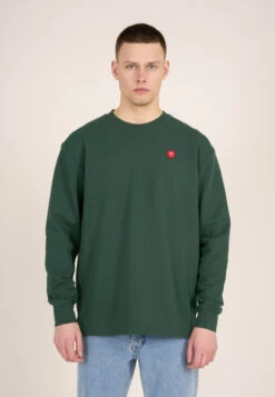 Sweat Kaki Homme REBORN ELM - En Coton Bio Et Polyester Recyclés