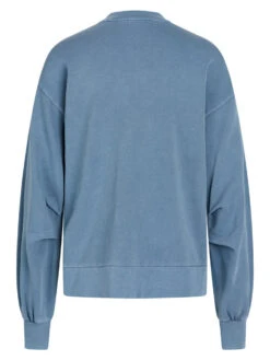 Sweat Oversize Femme A-SHAPE - En Noir - En Coton Biologique GOTS -Clothing Discounts Store sweat oversize femme a shape bleu gris dos