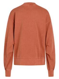 Sweat Oversize Femme A-SHAPE - En Noir - En Coton Biologique GOTS -Clothing Discounts Store sweat oversize femme a shape brique dos