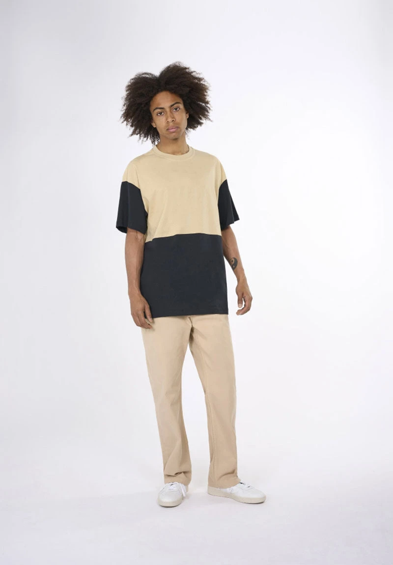 T-shirt Bicolore STRIPED - Fabriqué Au Turquie - En Coton Bio 6 T-shirt Bicolore STRIPED - Fabriqué Au Turquie - En Coton Bio - Image 4