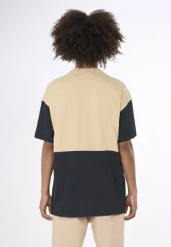 T-shirt Bicolore STRIPED - Fabriqué Au Turquie - En Coton Bio 14 T-shirt Bicolore STRIPED - Fabriqué Au Turquie - En Coton Bio -Clothing Discounts Store t shirt bicolore homme beige2