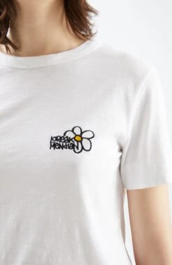 T Shirt Brodé Femme MARGARITA - En Blanc - En Coton Bio 9 T Shirt Brodé Femme MARGARITA - En Blanc - En Coton Bio -Clothing Discounts Store t shirt brode margarita blanc zoom