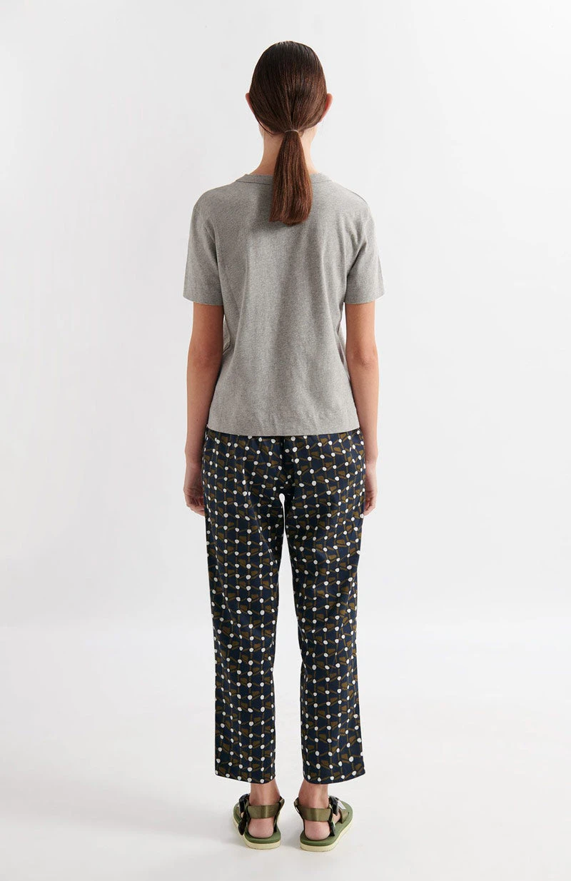 T Shirt Fleur Femme MARGARITA - En Gris - En Coton Bio 4 T Shirt Fleur Femme MARGARITA - En Gris - En Coton Bio - Image 2