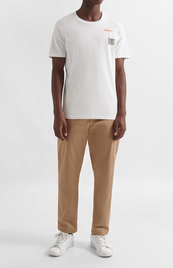 T-shirt Imprimé Homme LEKEITO - En Blanc- En Coton Bio 3 T-shirt Imprimé Homme LEKEITO - En Blanc- En Coton Bio