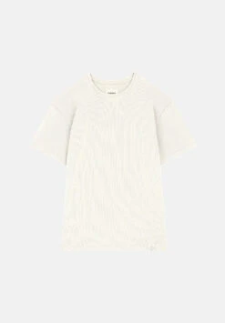 T Shirt Gobi - En Plusieurs Coloris - En Coton Biologique - Fabriqué Au Portugal -Clothing Discounts Store t shirt coupe droite beige