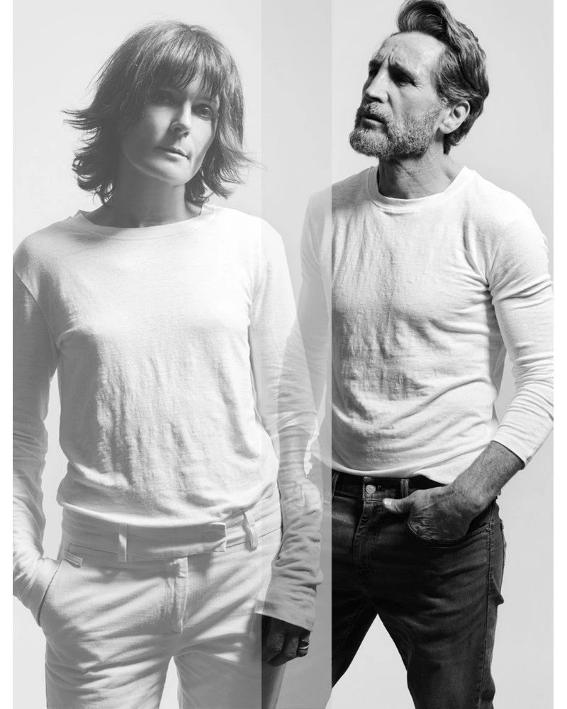 Tee-shirt Malin Blanc Manche Longue Léger Blanc En Lin - Fabriqué En France 3 Tee-shirt Malin Blanc Manche Longue Léger Blanc En Lin - Fabriqué En France