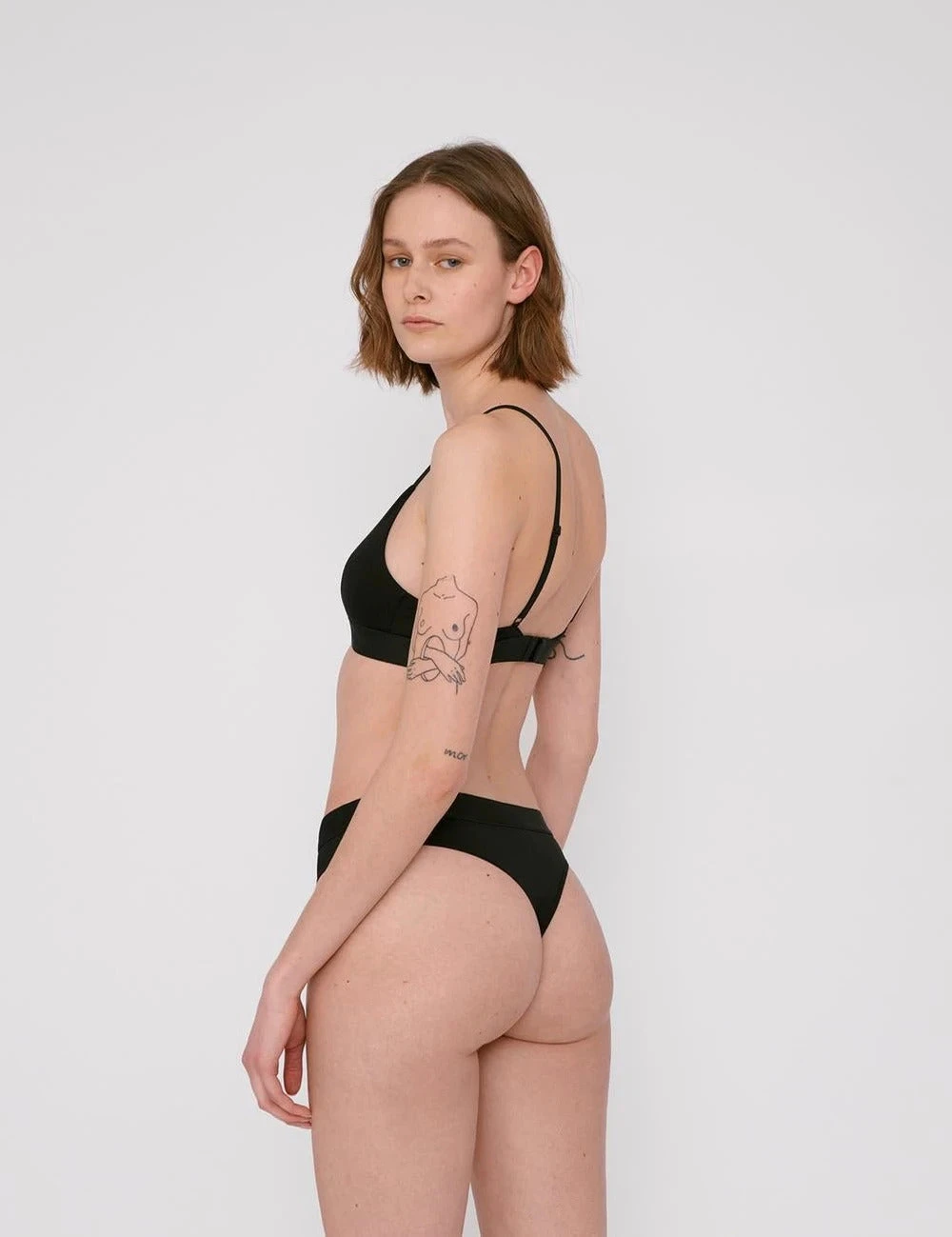 Tanga Pack De 2 - En Noir - En Lyocell 4 Tanga Pack De 2 - En Noir - En Lyocell - Image 2