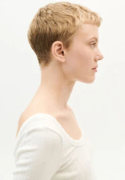 Thinking Mu Tee-shirt 3/4 Femme SUNFLOWER - En Noir Ou Blanc -Clothing Discounts Store tee shirt maches trois quart blanc2