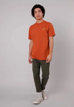 Brava Fabrics Tee-shirt EYES - En Coton Biologique - En Plusieurs Coloris 12 Brava Fabrics Tee-shirt EYES - En Coton Biologique - En Plusieurs Coloris -Clothing Discounts Store tee shirt orange1