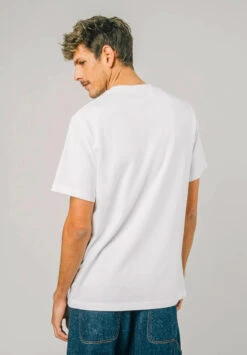 Brava Fabrics Tee-shirt Oversize EXTREME LIFE - Couleur Blanc - En Coton Biologique -Clothing Discounts Store tee shirt oversize homme extreme life
