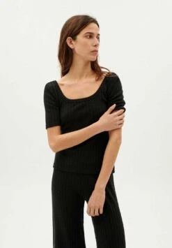 Thinking Mu Tee-shirt 3/4 Femme SUNFLOWER - En Noir Ou Blanc