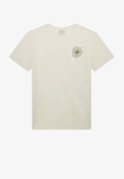 Tee-shirt Unisexe BLOOM - En Coton Bio - En Ecru