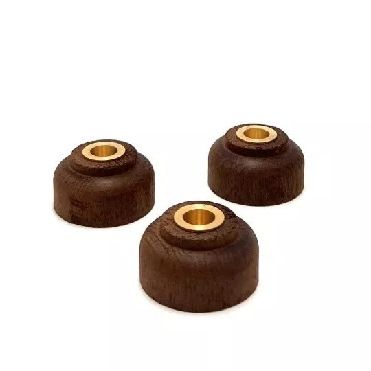 Bougeoirs En Bois TERRACOTTA - En Hêtre Massif 3 Bougeoirs En Bois TERRACOTTA - En Hêtre Massif