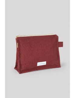 Trousse De Toilette ALEX - En Plusieurs Coloris - En Coton Bio -Clothing Discounts Store trousse de toilette rouille en epaisse toile de coton1