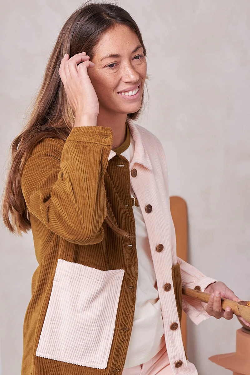 Veste Boutonnée Femme TOSTA MISTA - En Coton Bio - En Plusieurs Coloris 3 Veste Boutonnée Femme TOSTA MISTA - En Coton Bio - En Plusieurs Coloris