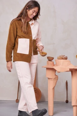 Veste Boutonnée Femme TOSTA MISTA - En Coton Bio - En Plusieurs Coloris 13 Veste Boutonnée Femme TOSTA MISTA - En Coton Bio - En Plusieurs Coloris -Clothing Discounts Store veste boutonnee femme bicolore2