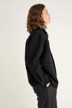 Veste Worker Mixte VANCOUVER - En Plusieurs Coloris - En Laine -Clothing Discounts Store veste courte mixte vancouver noyoco noir12 jpg