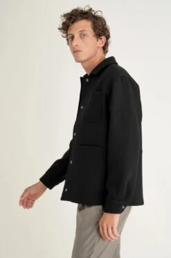 Veste Worker Mixte VANCOUVER - En Plusieurs Coloris - En Laine -Clothing Discounts Store veste courte mixte vancouver noyoco noir jpg