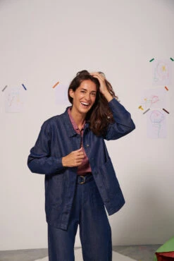 Veste Lyocell Femme SOUS BOIS - En Couleur Denim